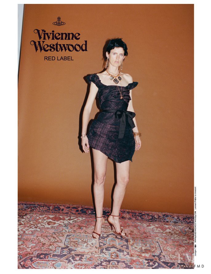 Stella Tennant featured in  the Vivienne Westwood Red Label advertisement for Autumn/Winter 2012