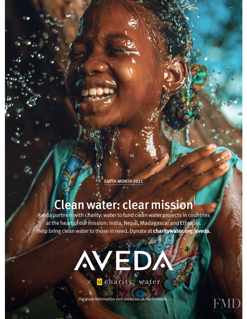 Aveda advertisement for Spring/Summer 2021