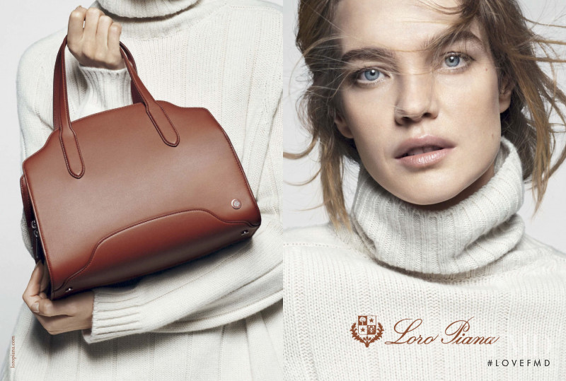 Natalia Vodianova featured in  the Loro Piana advertisement for Spring/Summer 2021