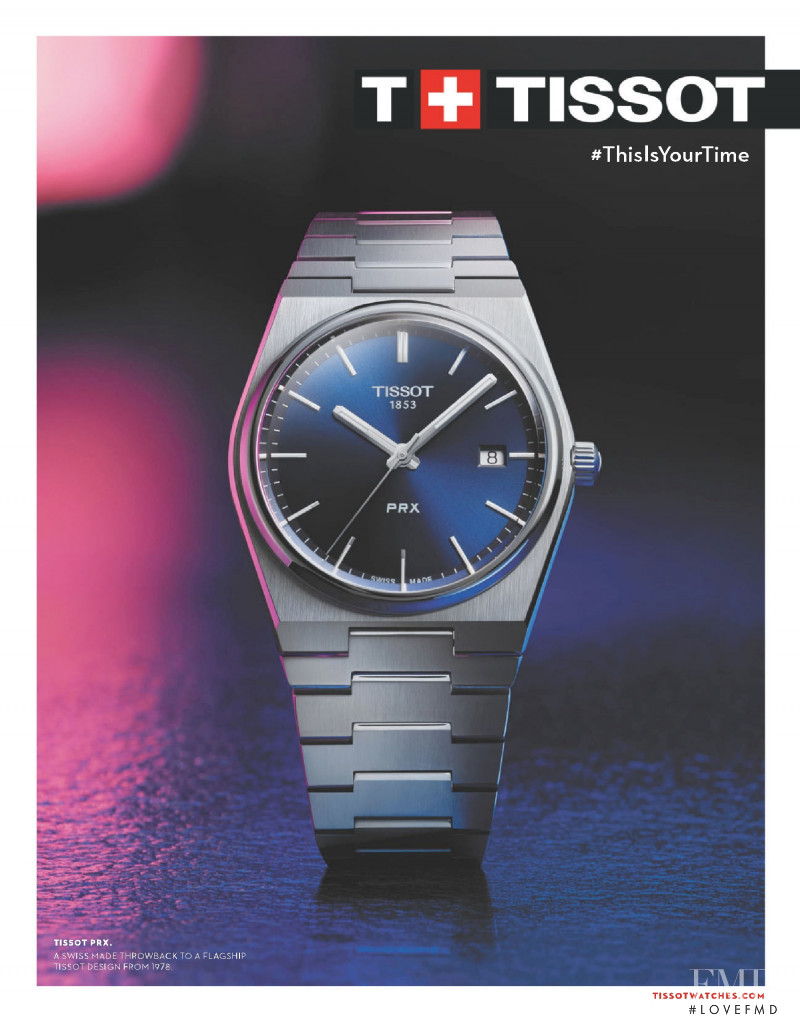 Tissot advertisement for Spring/Summer 2021