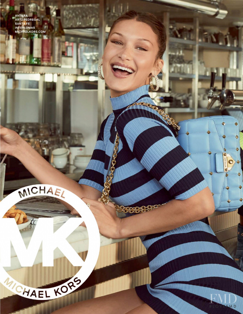 Bella Hadid featured in  the Michael Michael Kors advertisement for Spring/Summer 2021