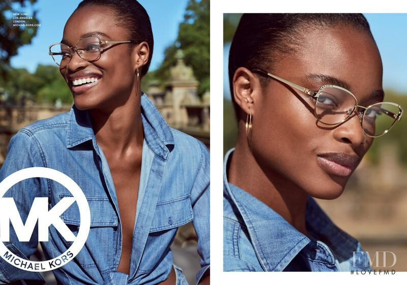 Mayowa Nicholas featured in  the Michael Michael Kors advertisement for Spring/Summer 2021