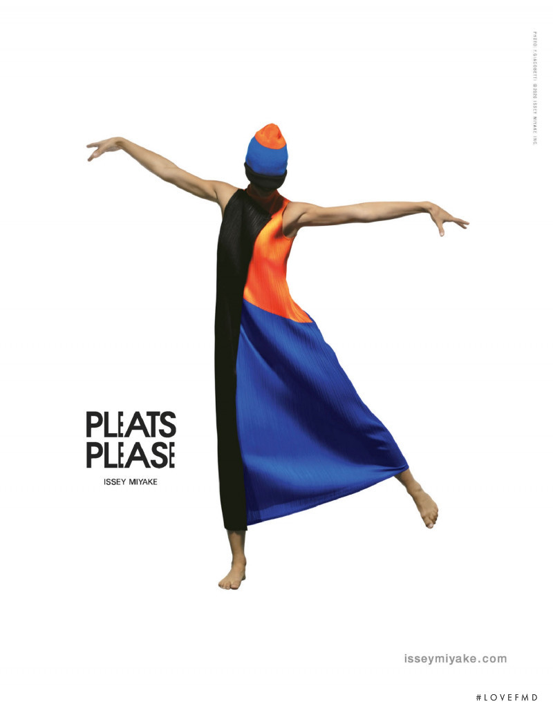 Pleats Please Issey Miyake advertisement for Spring/Summer 2021
