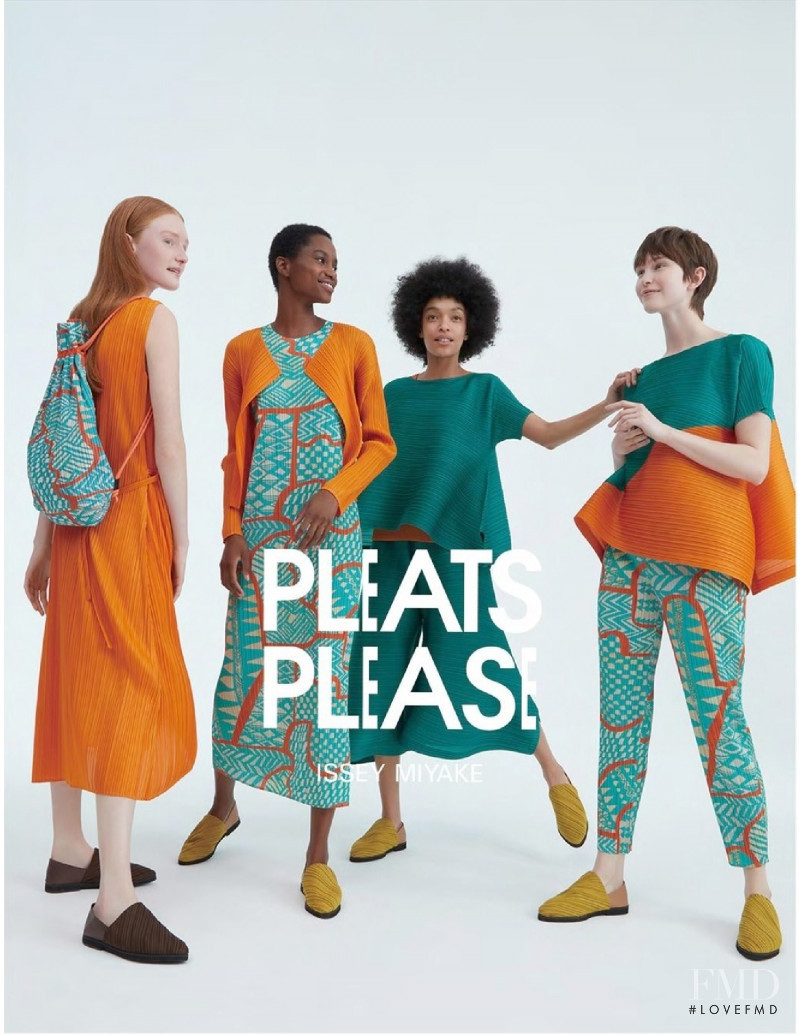 Pleats Please Issey Miyake advertisement for Spring/Summer 2021