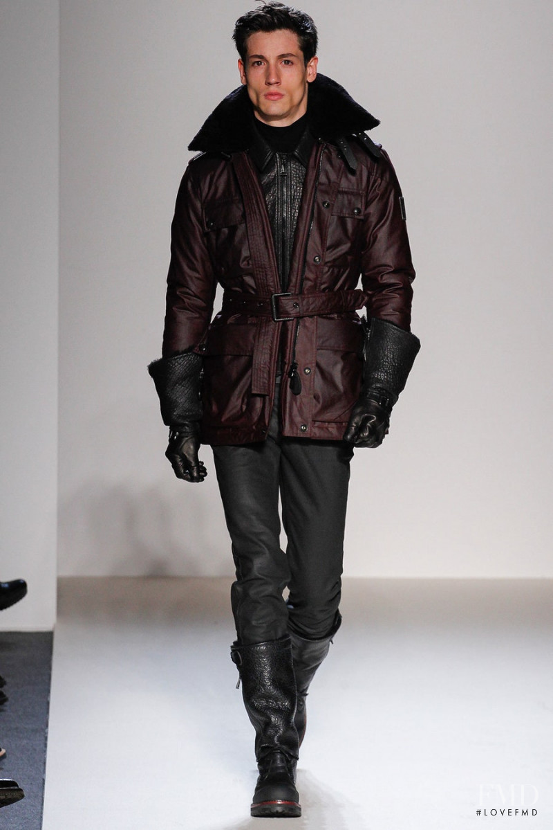 Nicolas Ripoll featured in  the Belstaff fashion show for Autumn/Winter 2013