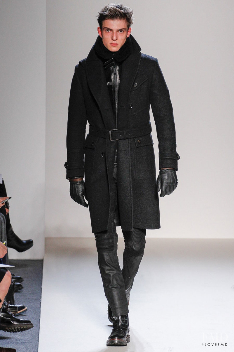 Guerrino Santulliana featured in  the Belstaff fashion show for Autumn/Winter 2013