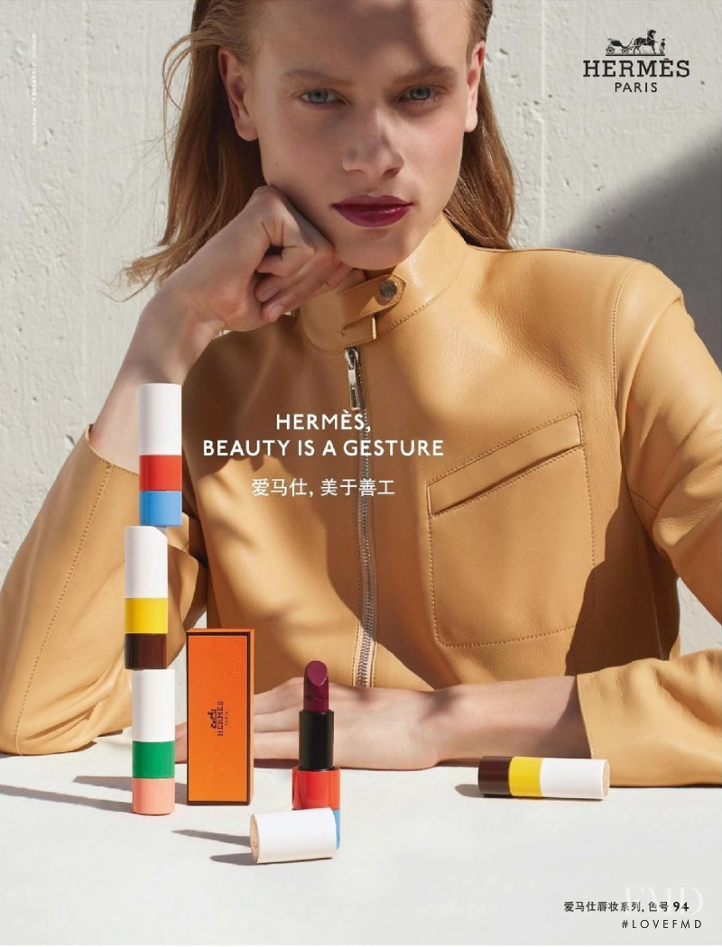 Hermes Beauty advertisement for Spring/Summer 2021