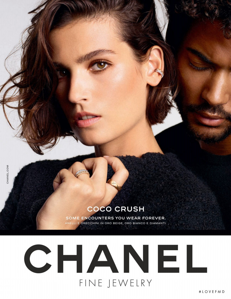 Alma Jodorowsky featured in  the Chanel Fine Jewellery advertisement for Spring/Summer 2021