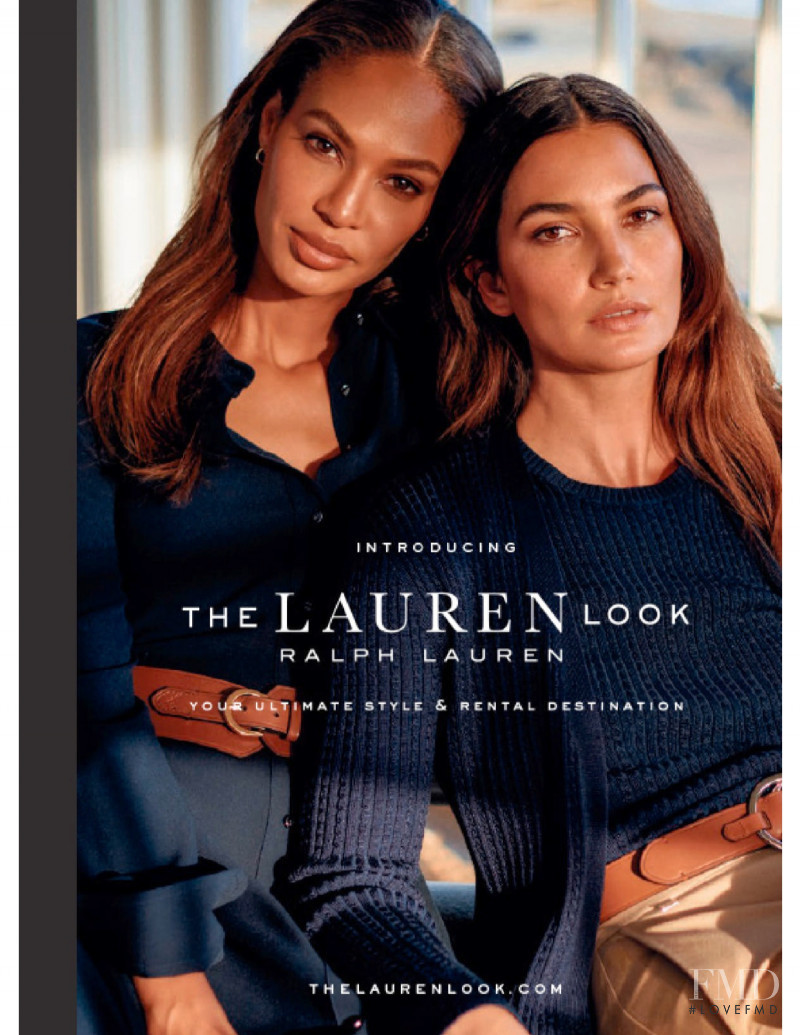 Joan Smalls featured in  the Lauren by Ralph Lauren advertisement for Spring/Summer 2021