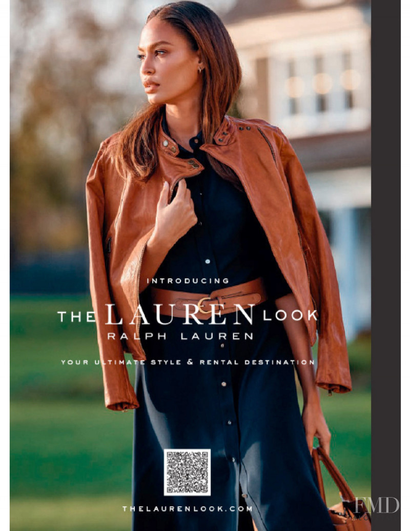 Joan Smalls featured in  the Lauren by Ralph Lauren advertisement for Spring/Summer 2021