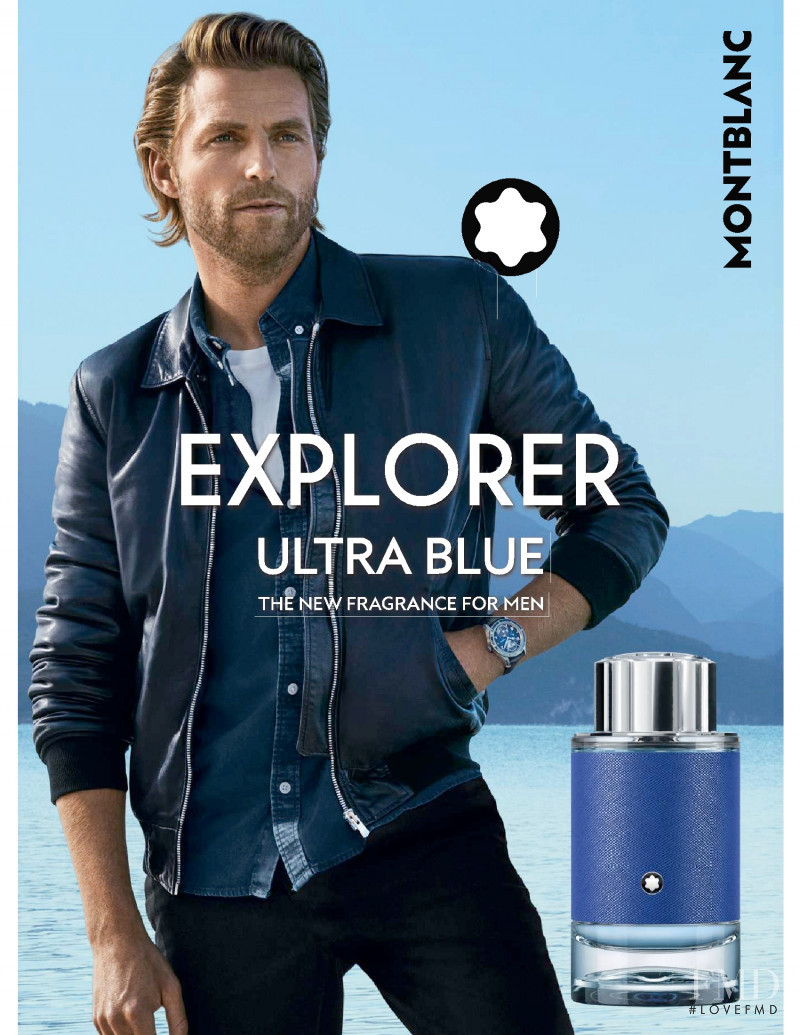 Montblanc Ultra Blue Fragrance advertisement for Spring/Summer 2021