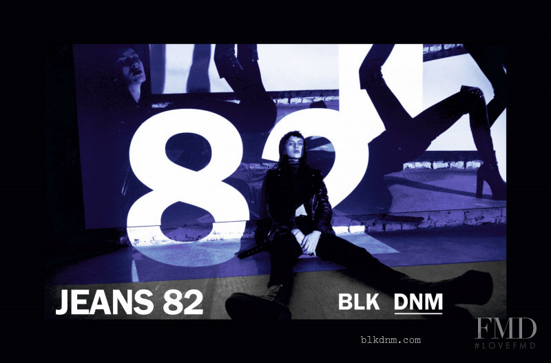 BLK DNM advertisement for Spring/Summer 2021