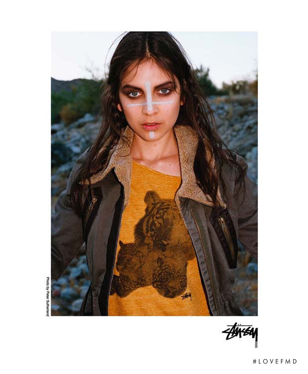 Sofia Arellano featured in  the Stussy lookbook for Autumn/Winter 2011