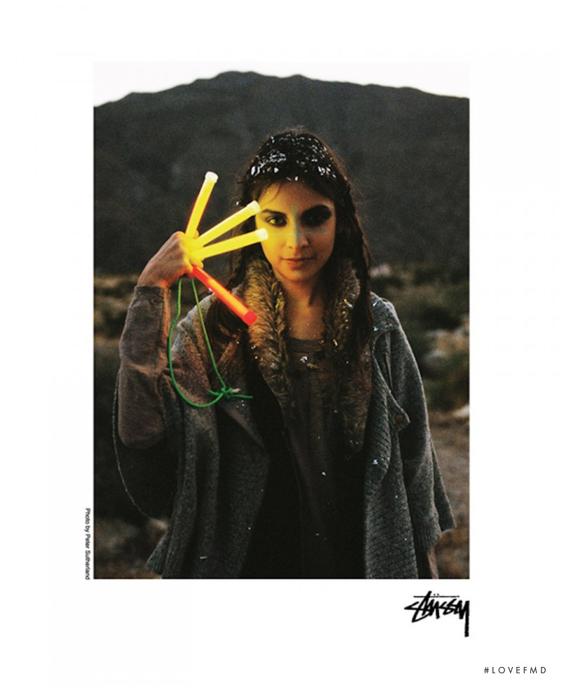 Sofia Arellano featured in  the Stussy lookbook for Autumn/Winter 2011