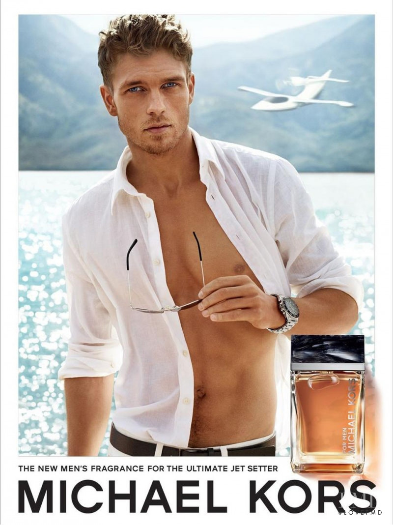 Benjamin Eidem featured in  the Michael Kors Beauty Michael Kors for Men fragrance advertisement for Autumn/Winter 2014