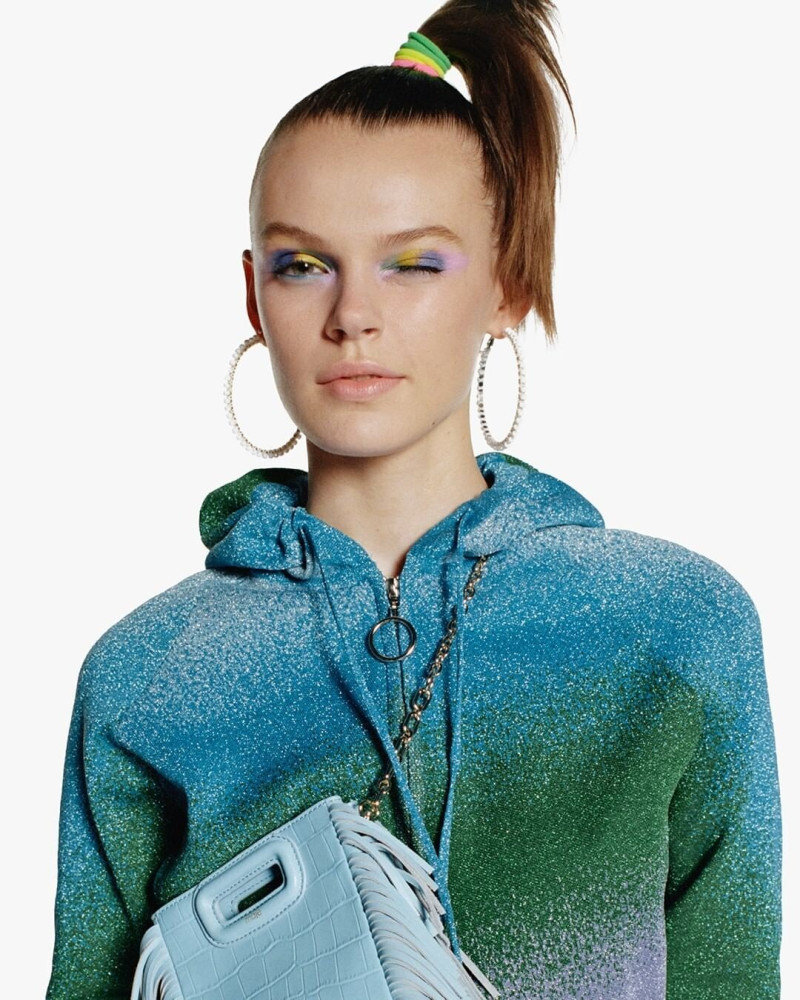 Cara Taylor featured in  the Maje advertisement for Spring/Summer 2021