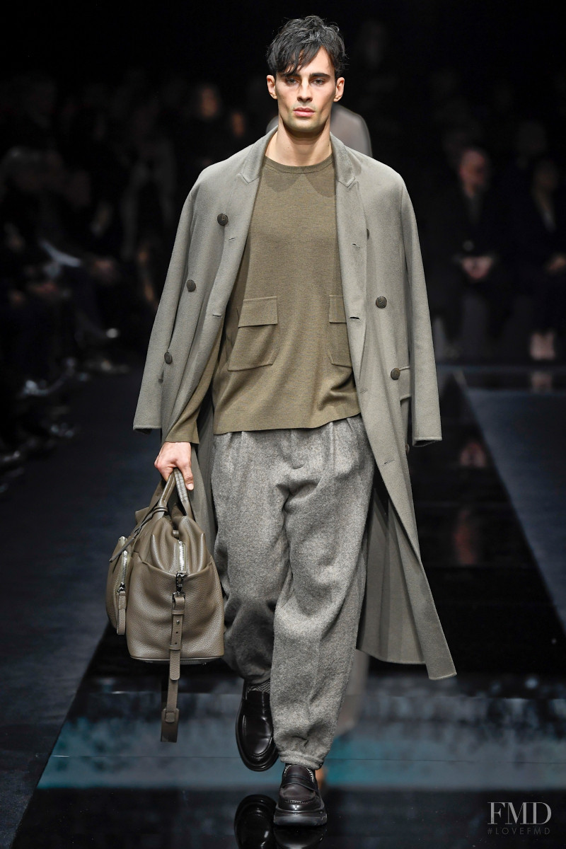 Elliot Meeten featured in  the Giorgio Armani fashion show for Autumn/Winter 2020
