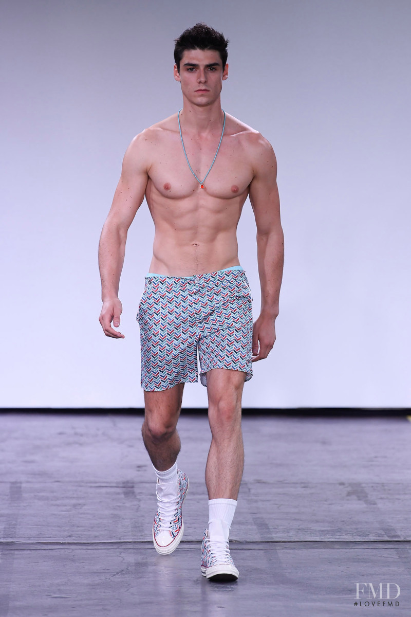 Rafael Miller featured in  the Parke & Ronen fashion show for Spring/Summer 2019