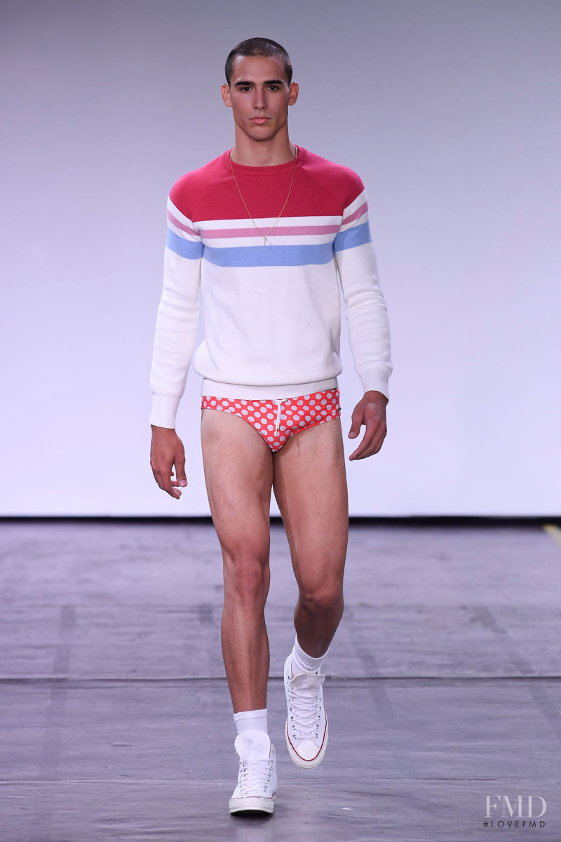 Yoel Fernandez featured in  the Parke & Ronen fashion show for Spring/Summer 2019