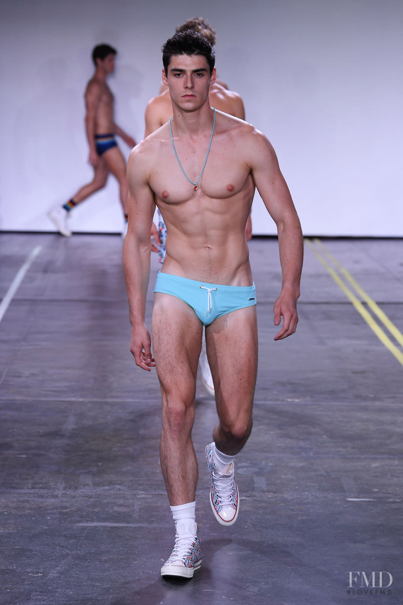 Rafael Miller featured in  the Parke & Ronen fashion show for Spring/Summer 2019