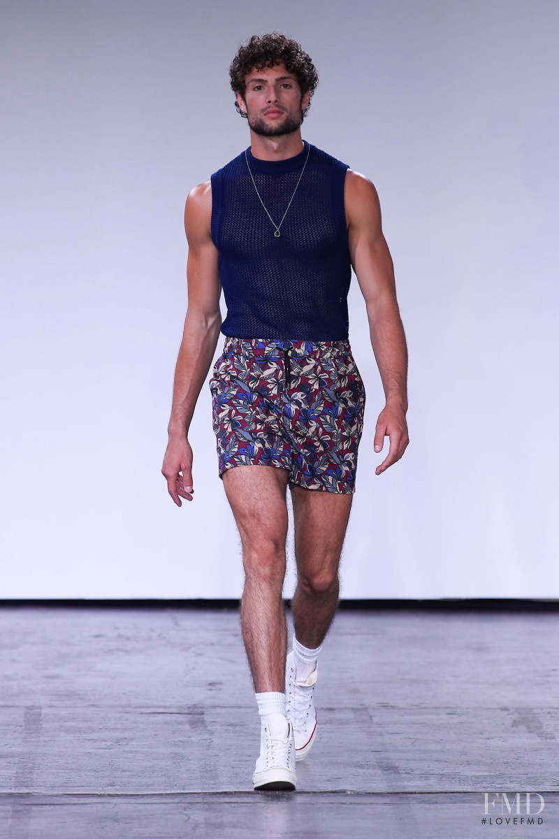 Isaac Churchill featured in  the Parke & Ronen fashion show for Spring/Summer 2019