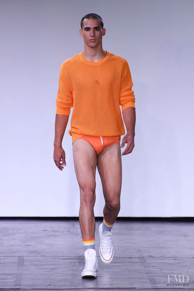 Yoel Fernandez featured in  the Parke & Ronen fashion show for Spring/Summer 2019