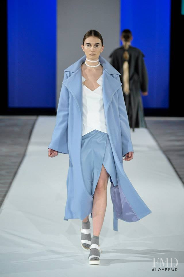 Ivana Stanojevic featured in  the Jovana Markovic fashion show for Autumn/Winter 2015