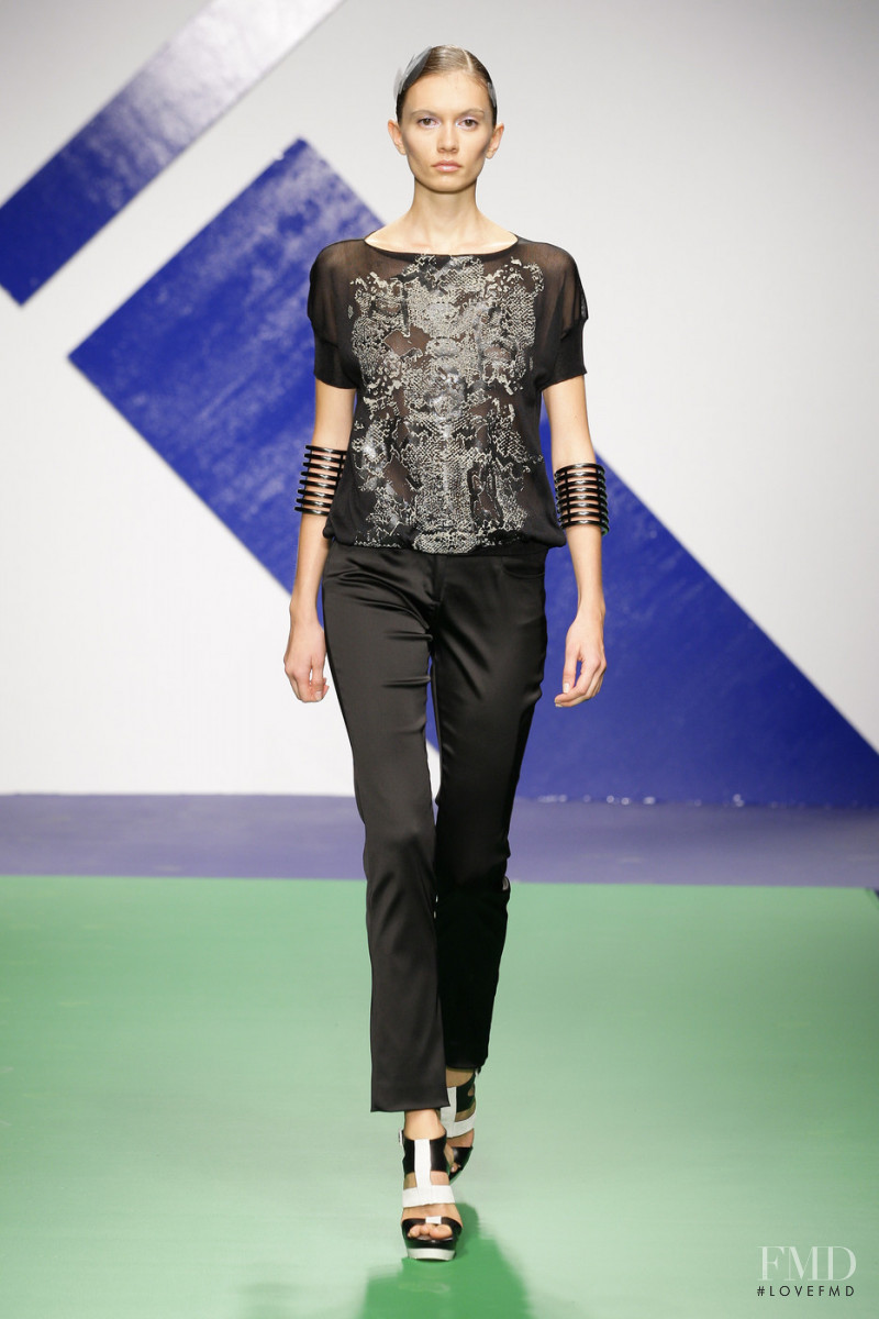 Ivana Stanojevic featured in  the Krizia fashion show for Spring/Summer 2011