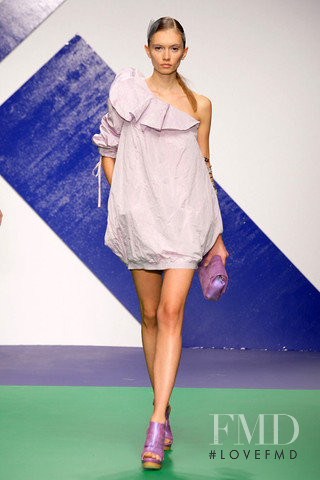 Ivana Stanojevic featured in  the Krizia fashion show for Spring/Summer 2011