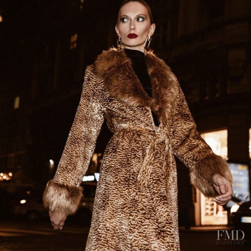 Ivana Stanojevic featured in  the Marfur advertisement for Autumn/Winter 2020