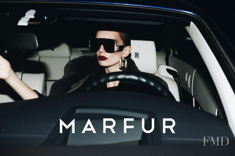 Ivana Stanojevic featured in  the Marfur advertisement for Autumn/Winter 2020