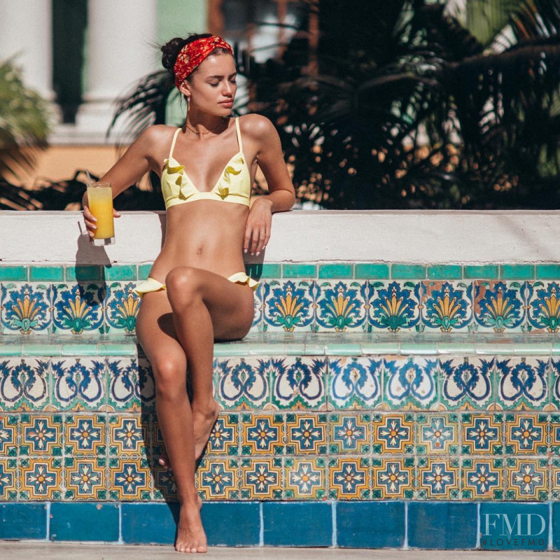 Elle Trowbridge featured in  the Kai Lani Swimwear advertisement for Spring/Summer 2018