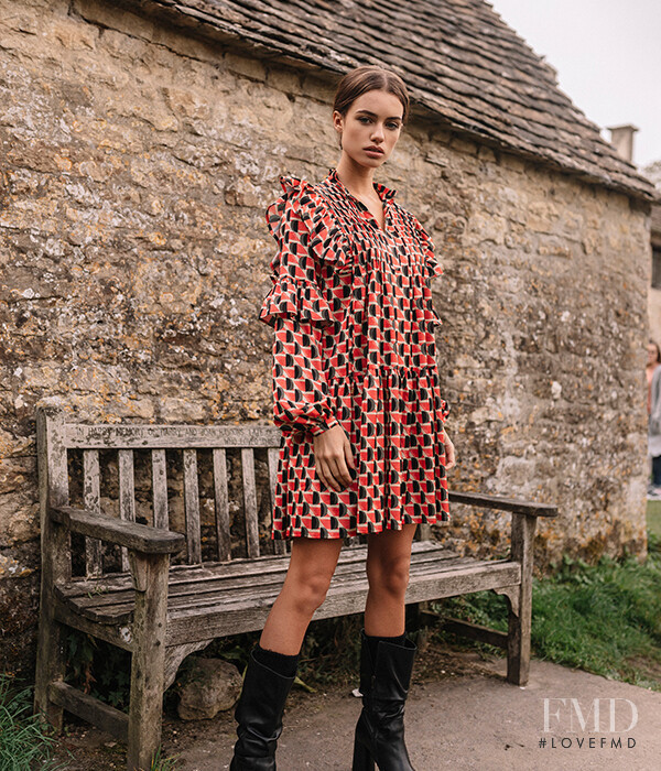 Elle Trowbridge featured in  the Bizuu lookbook for Pre-Fall 2018