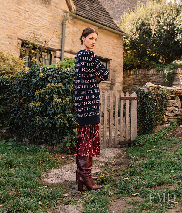 Elle Trowbridge featured in  the Bizuu lookbook for Pre-Fall 2018