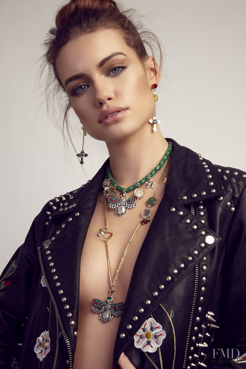 Elle Trowbridge featured in  the Bibi Bijoux lookbook for Spring/Summer 2019