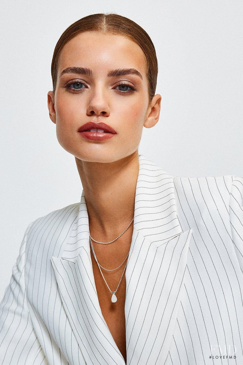 Elle Trowbridge featured in  the Karen Millen catalogue for Autumn/Winter 2020