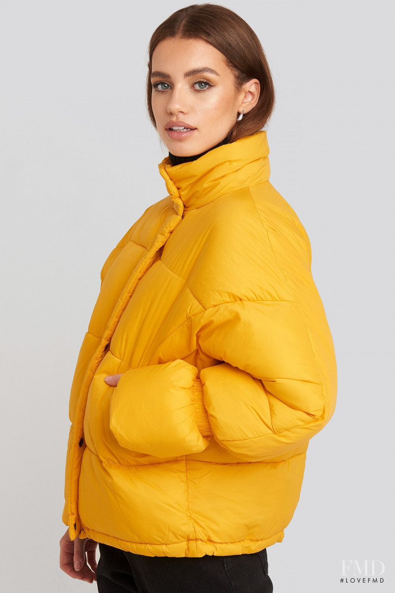 Elle Trowbridge featured in  the NA-KD (RETAILER) catalogue for Winter 2019