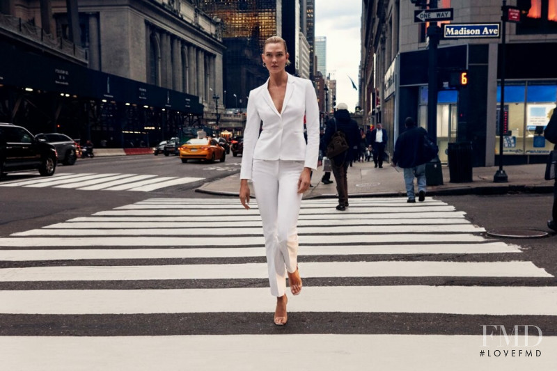 Karlie Kloss featured in  the Express advertisement for Spring/Summer 2019