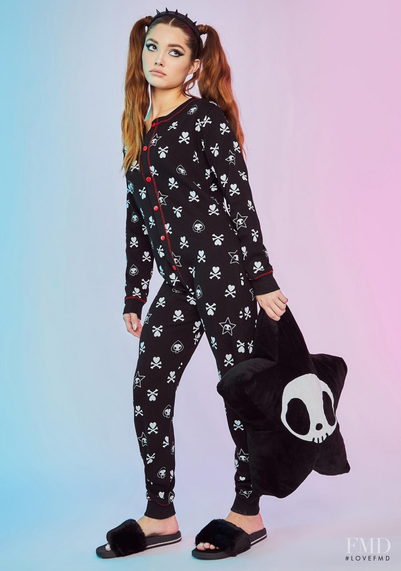 Madisyn Menchaca featured in  the Dolls Kill x TokiDoki catalogue for Autumn/Winter 2020