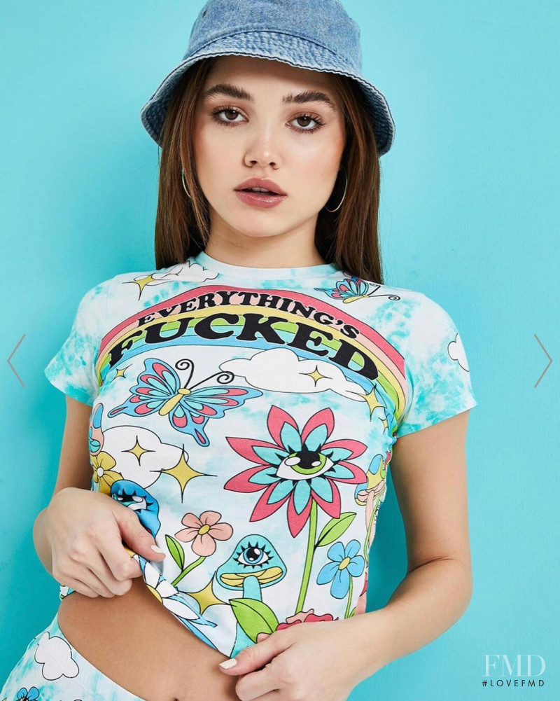 Madisyn Menchaca featured in  the Dolls Kill catalogue for Spring/Summer 2021