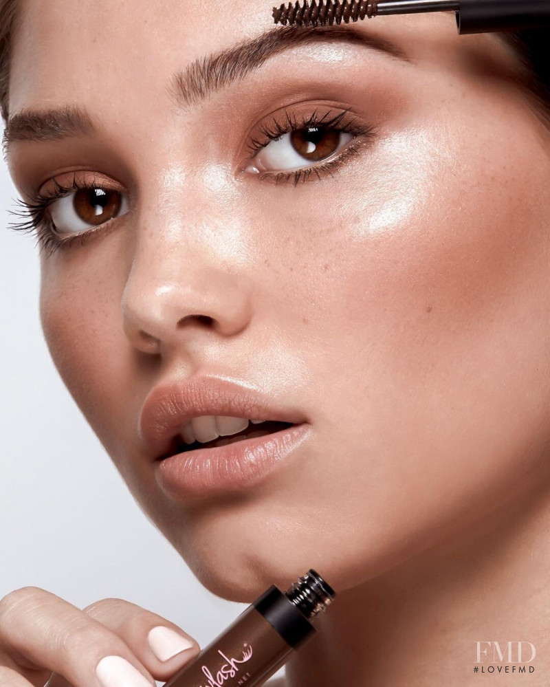 Madisyn Menchaca featured in  the BrowLash advertisement for Spring/Summer 2021