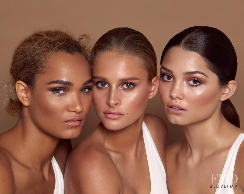 Madisyn Menchaca featured in  the BrowLash advertisement for Spring/Summer 2021