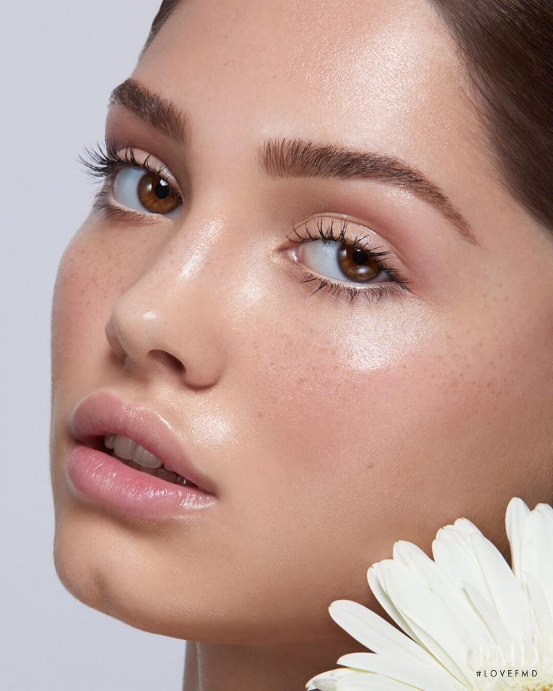 Madisyn Menchaca featured in  the BrowLash advertisement for Spring/Summer 2021
