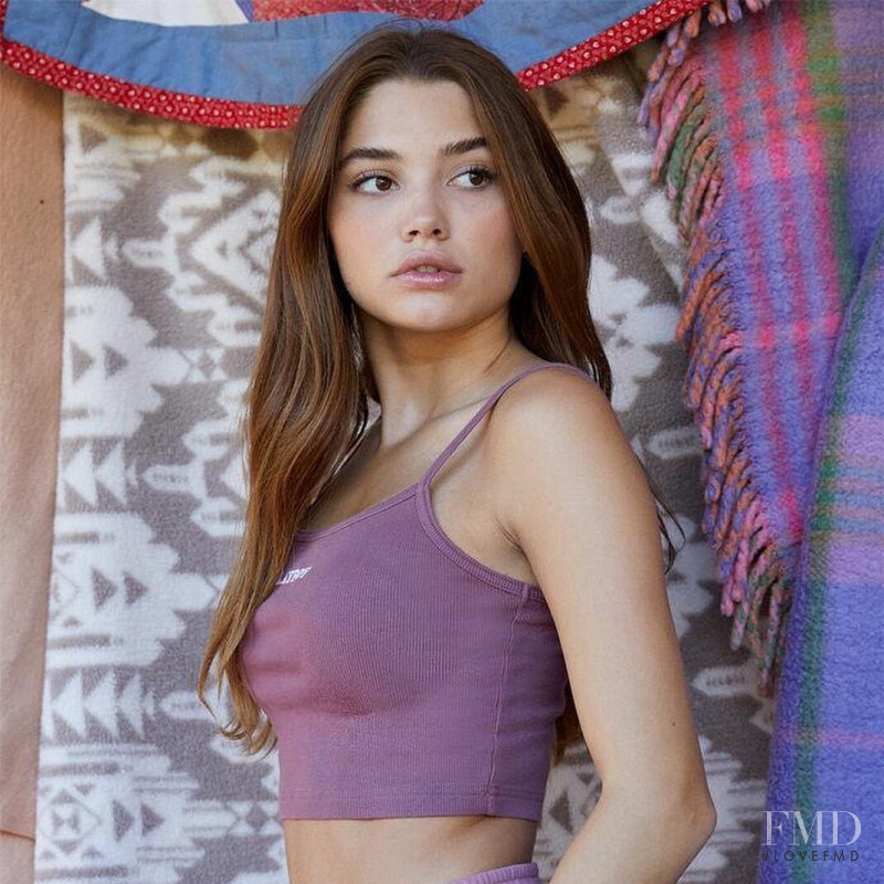 Madisyn Menchaca featured in  the Playboy Clothing lookbook for Spring/Summer 2021