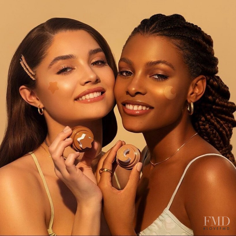 Madisyn Menchaca featured in  the Kaja Beauty advertisement for Spring/Summer 2021