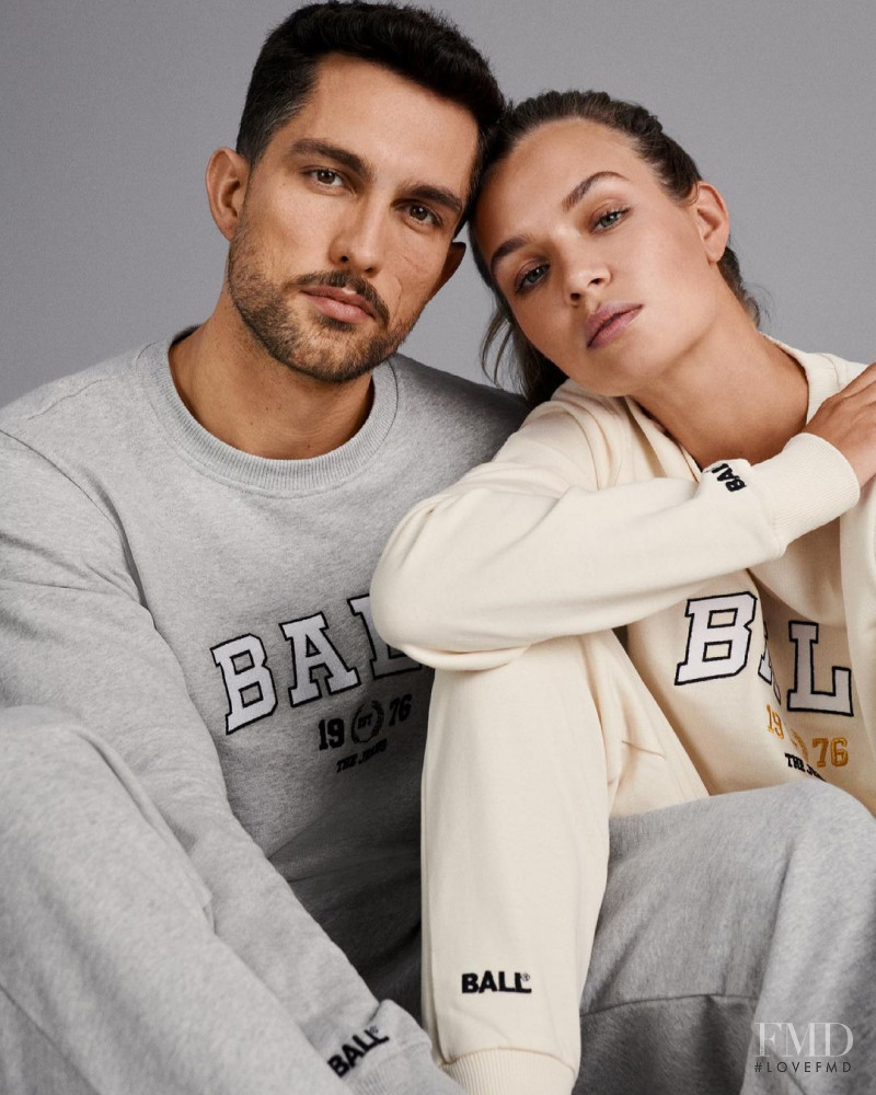 Josephine Skriver featured in  the Ball Original advertisement for Spring/Summer 2021