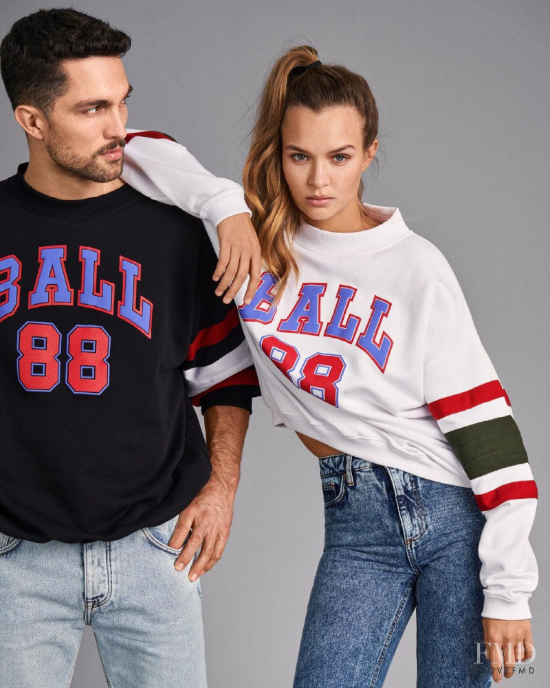 Josephine Skriver featured in  the Ball Original advertisement for Spring/Summer 2021