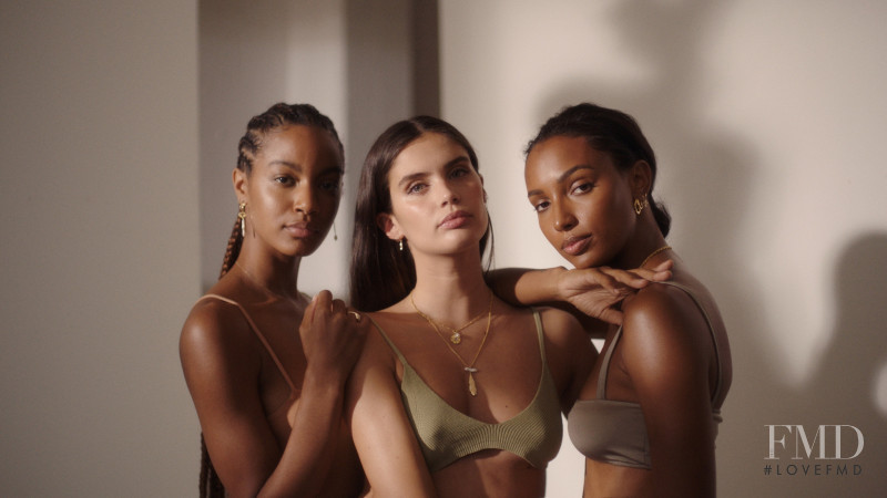 Sara Sampaio featured in  the Pamela Love Divine Feminine Collection advertisement for Holiday 2020