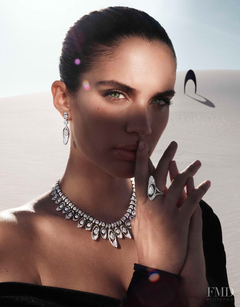 Sara Sampaio featured in  the Graff Diamonds lookbook for Spring/Summer 2021