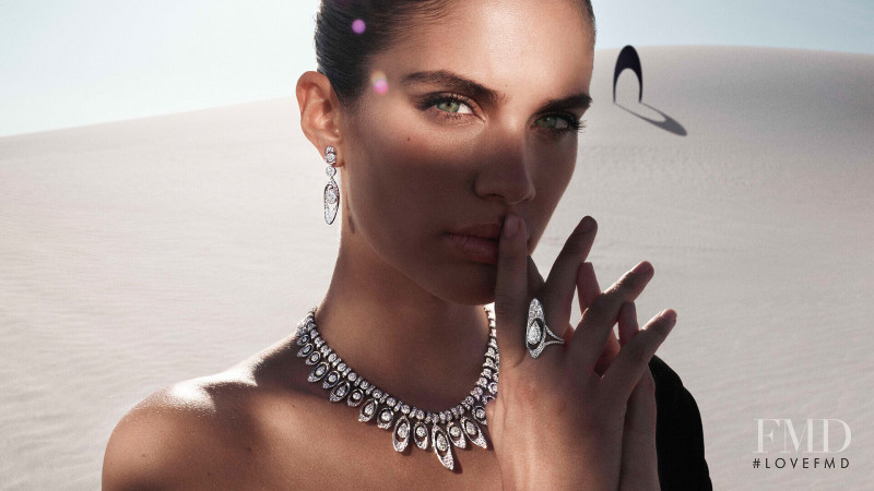 Sara Sampaio featured in  the Graff Diamonds lookbook for Spring/Summer 2021